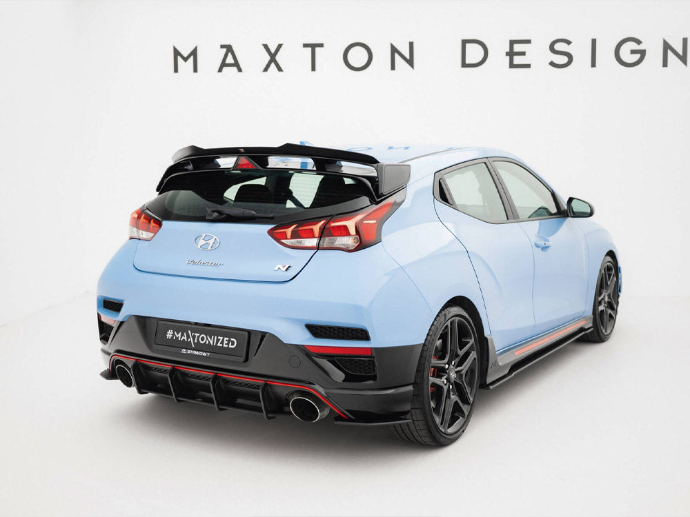 Street Pro Rear Side Splitters compatible with Hyundai Veloster N Mk2