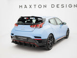 Street Pro Rear Side Splitters compatible with Hyundai Veloster N Mk2