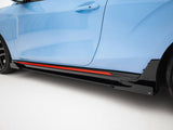 Street PRO Side Skirts Diffusers + Flaps compatible with Hyundai Veloster N Mk2