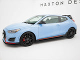 Street PRO Side Skirts Diffusers compatible with Hyundai Veloster N Mk2