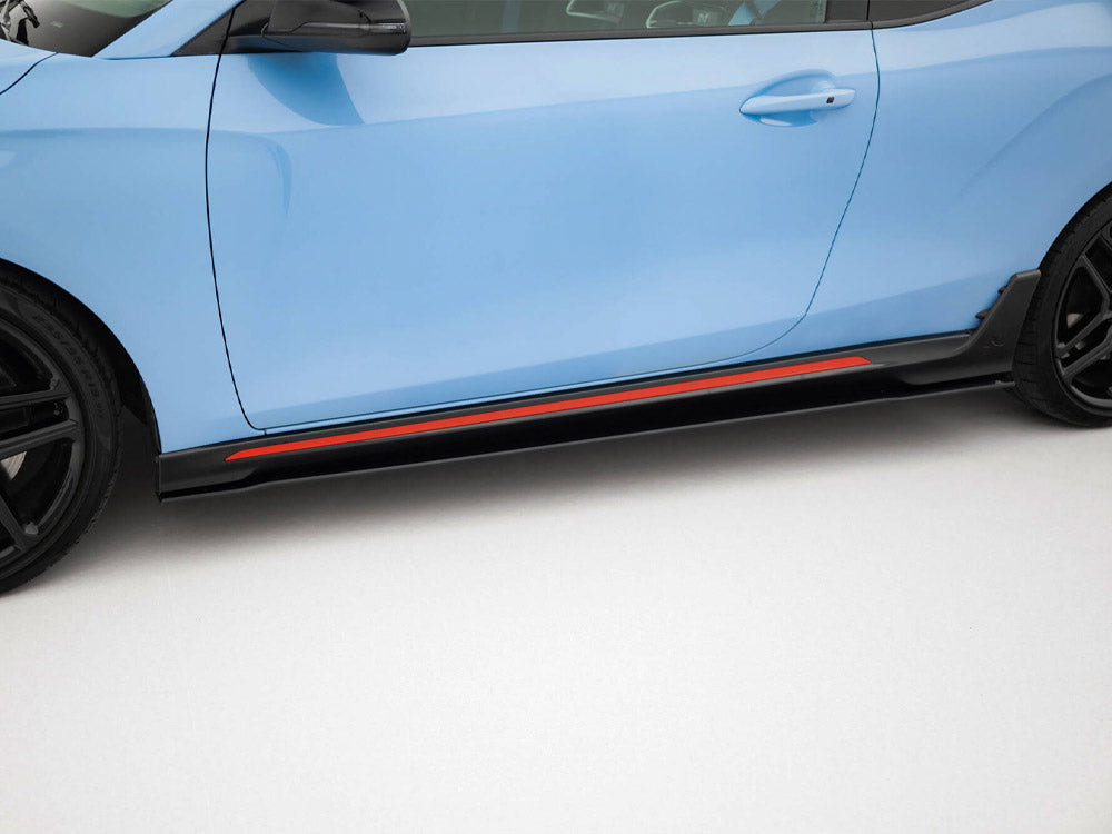 Street PRO Side Skirts Diffusers compatible with Hyundai Veloster N Mk2