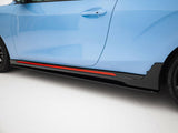 Street PRO Side Skirts Diffusers compatible with Hyundai Veloster N Mk2