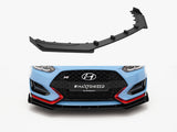 Street PRO Front Splitter + Flaps compatible with Hyundai Veloster N Mk2