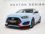Street PRO Front Splitter + Flaps compatible with Hyundai Veloster N Mk2