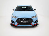 Street PRO Front Splitter + Flaps compatible with Hyundai Veloster N Mk2