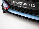 Street PRO Front Splitter + Flaps compatible with Hyundai Veloster N Mk2