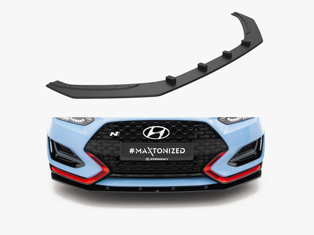 Street PRO Front Splitter compatible with Hyundai Veloster N Mk2