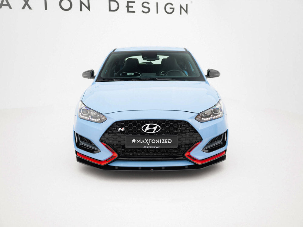Street PRO Front Splitter compatible with Hyundai Veloster N Mk2