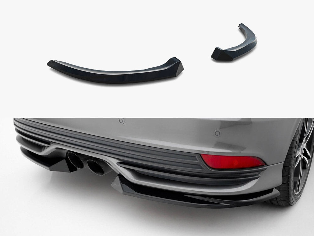 Rear Side Splitters V.3 compatible with Ford Focus ST Mk3 Facelift
