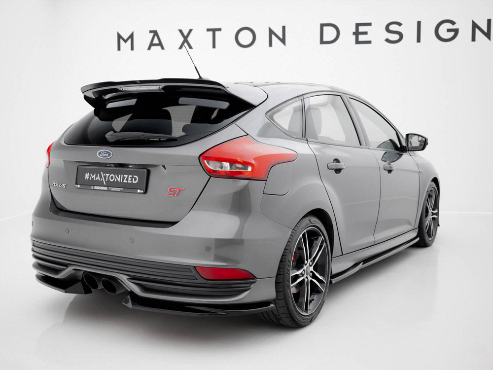 Rear Side Splitters V.3 compatible with Ford Focus ST Mk3 Facelift