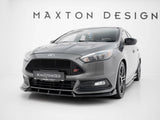Front Splitter V.6 compatible with Ford Focus ST Mk3 Facelift