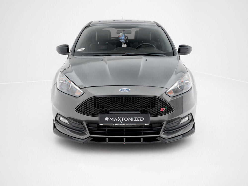 Front Splitter V.6 compatible with Ford Focus ST Mk3 Facelift