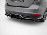 Street PRO Rear Diffuser + Flaps compatible with Ford Focus ST Mk3 Facelift
