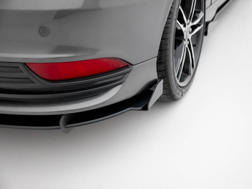 Street PRO Rear Diffuser + Flaps compatible with Ford Focus ST Mk3 Facelift