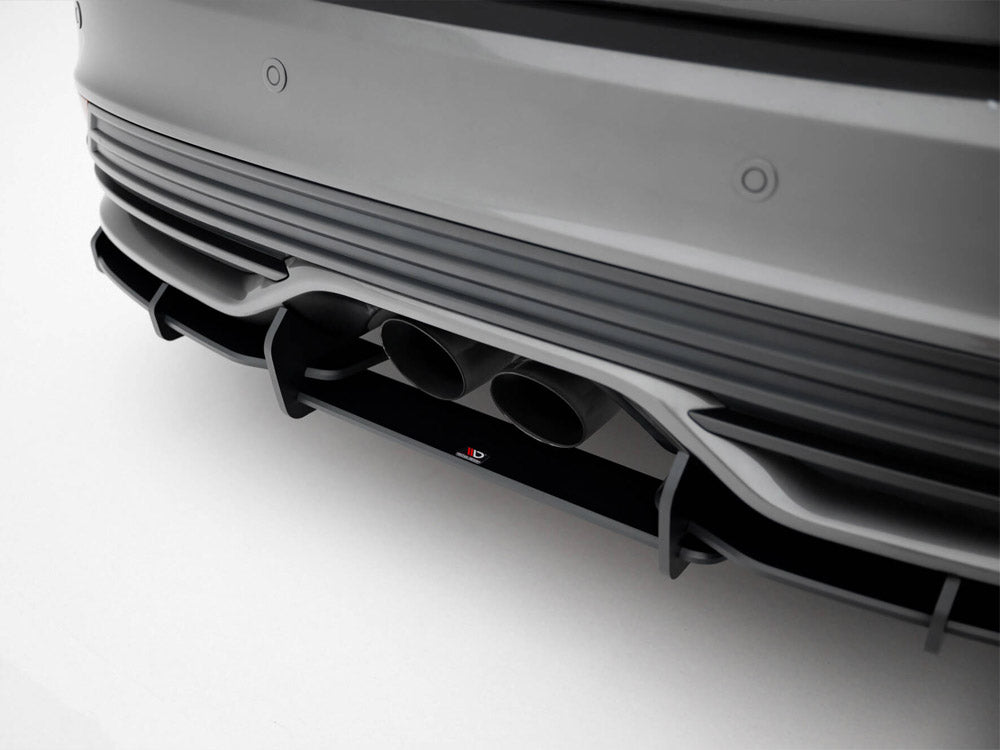 Street PRO Rear Diffuser + Flaps compatible with Ford Focus ST Mk3 Facelift