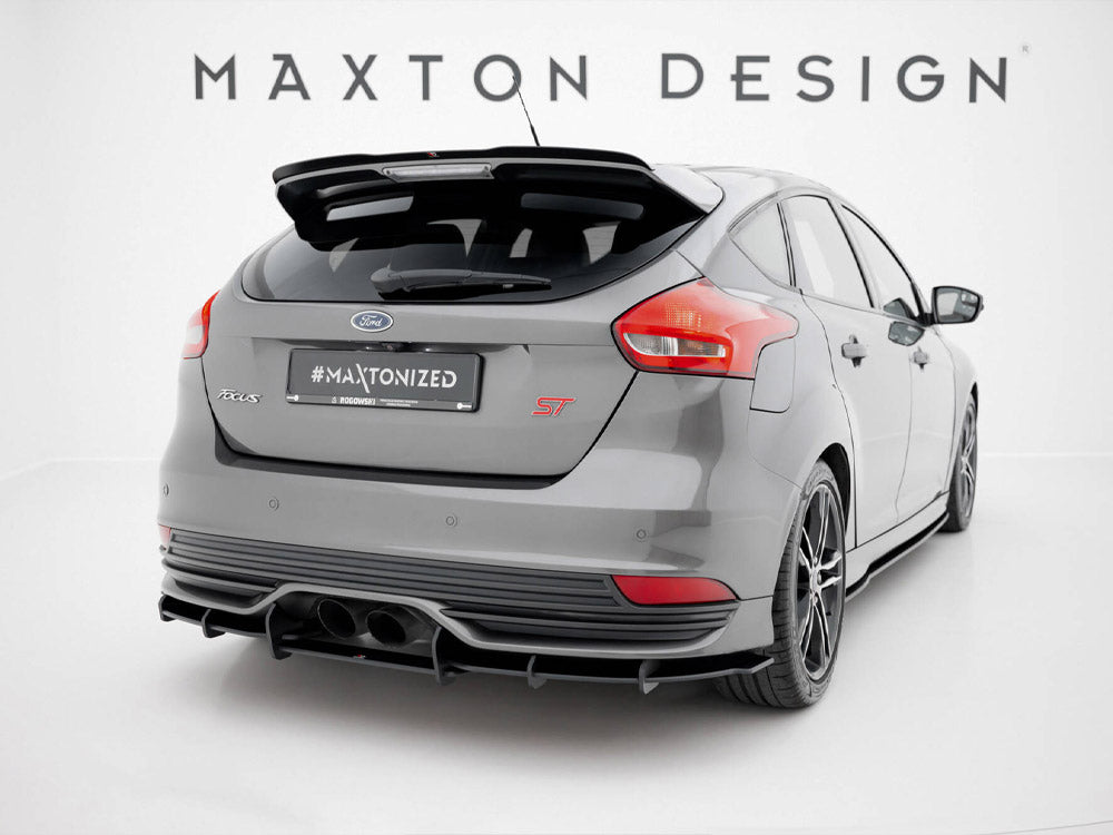 Street PRO Rear Diffuser compatible with Ford Focus ST Mk3 Facelift