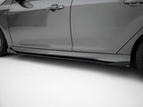 Street PRO Side Skirts Diffusers + Flaps compatible with Ford Focus ST Mk3 Facelift
