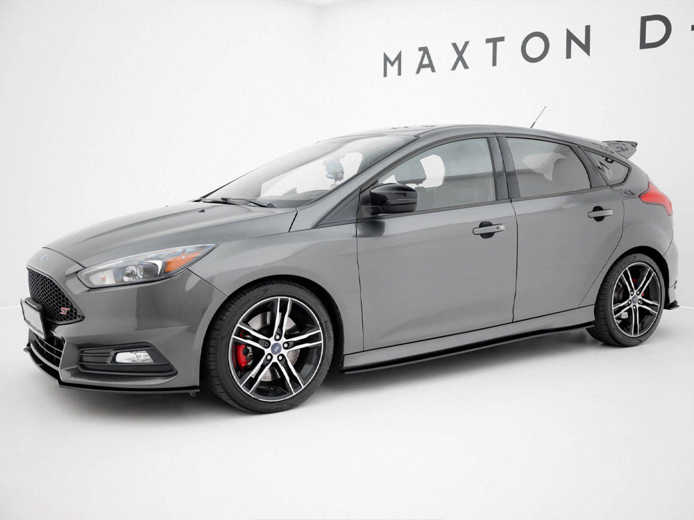 Street PRO Side Skirts Diffusers compatible with Ford Focus ST Mk3 Facelift