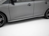 Street PRO Side Skirts Diffusers compatible with Ford Focus ST Mk3 Facelift