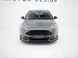 Street PRO Front Splitter compatible with Ford Focus ST Mk3 Facelift