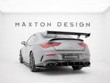 Carbon Spoiler With Internal Brackets Uprights compatible with Mercedes-Benz CLA Coupe C118 / C118 Facelift