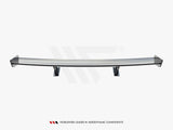 Carbon Spoiler With Internal Brackets Uprights compatible with Mercedes-Benz CLA Coupe C118 / C118 Facelift
