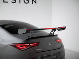 Carbon Spoiler With Internal Brackets Uprights + LED compatible with Mercedes-Benz CLA Coupe C118 / C118 Facelift