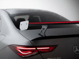 Carbon Spoiler With Internal Brackets Uprights + LED compatible with Mercedes-Benz CLA Coupe C118 / C118 Facelift