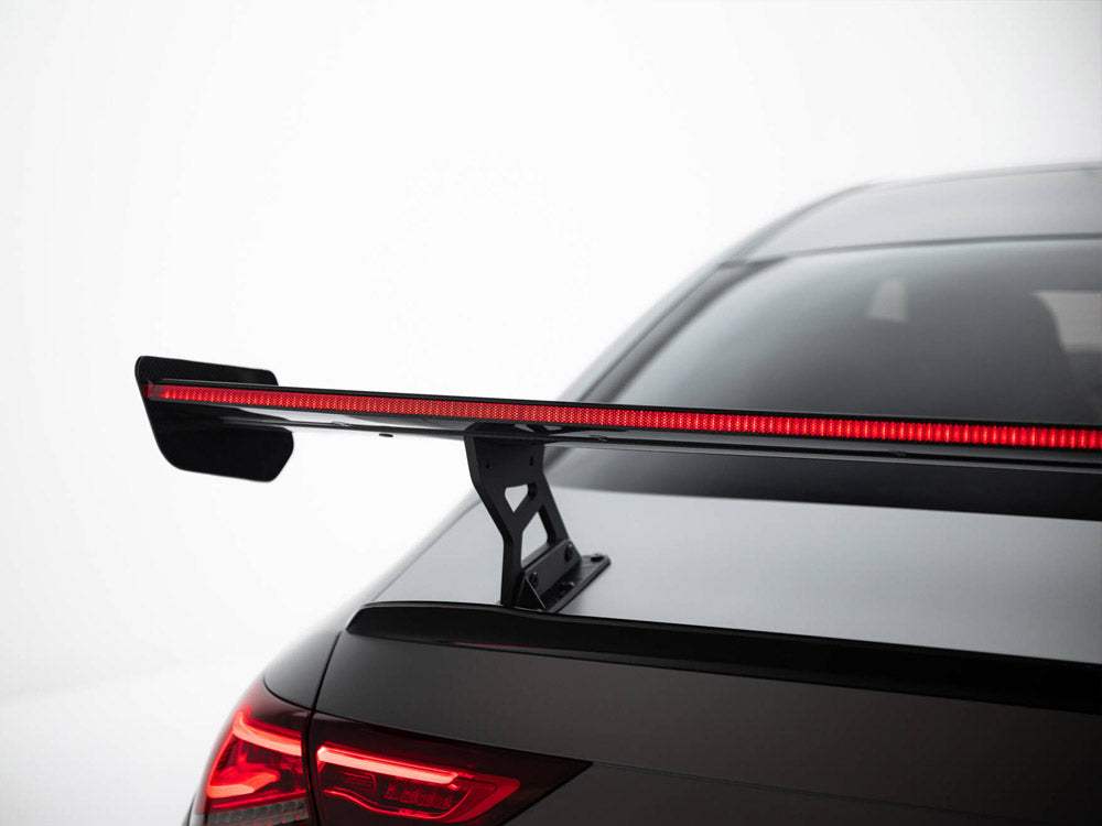 Carbon Spoiler With Internal Brackets Uprights + LED compatible with Mercedes-Benz CLA Coupe C118 / C118 Facelift