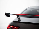 Carbon Spoiler With Internal Brackets Uprights + LED compatible with Mercedes-Benz CLA Coupe C118 / C118 Facelift