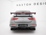 Carbon Spoiler With Internal Brackets Uprights + LED compatible with Mercedes-Benz CLA Coupe C118 / C118 Facelift