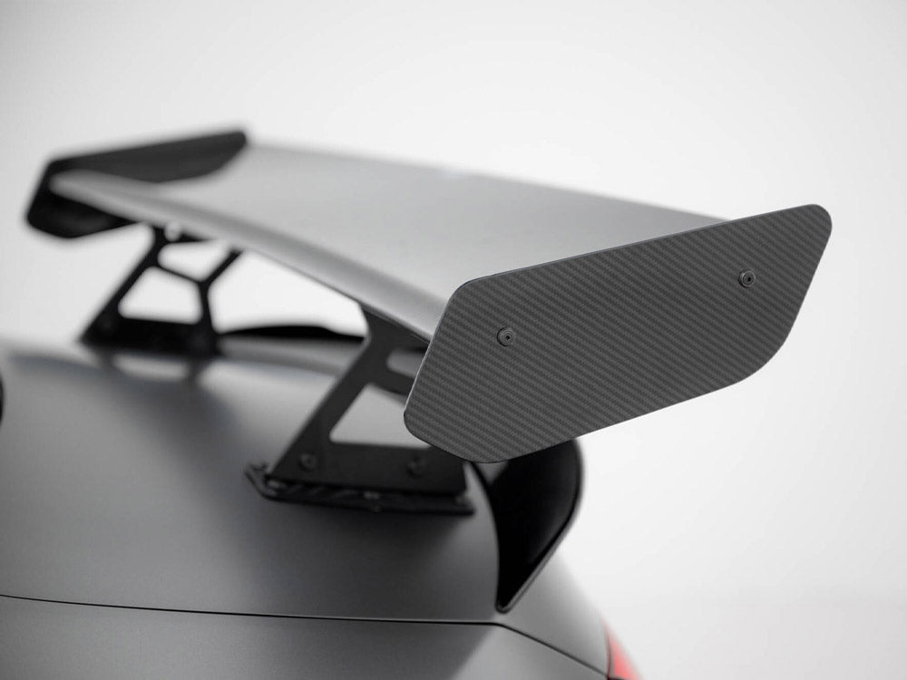Carbon Spoiler With Internal Brackets Uprights + LED compatible with Mercedes-Benz CLA Coupe C118 / C118 Facelift