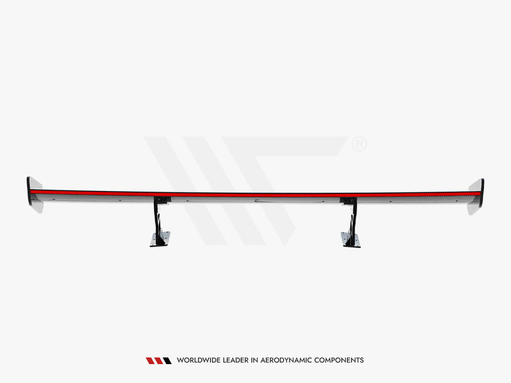 Carbon Spoiler With Internal Brackets Uprights + LED compatible with Mercedes-Benz CLA Coupe C118 / C118 Facelift