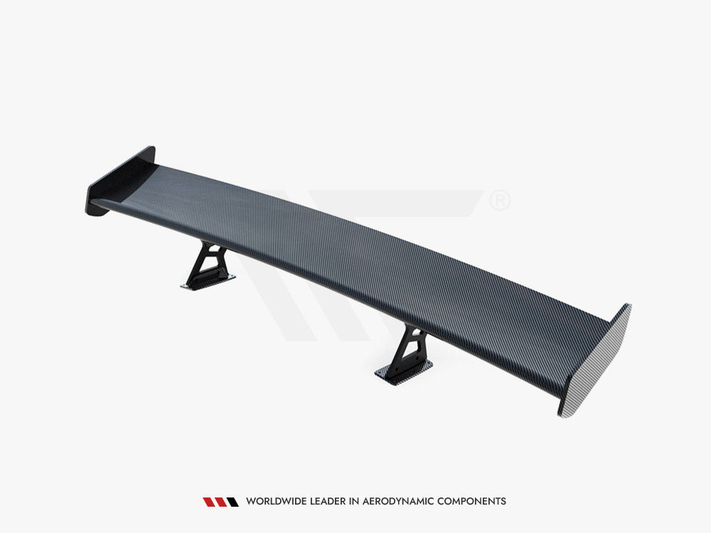 Carbon Spoiler With Internal Brackets Uprights + LED compatible with Mercedes-Benz CLA Coupe C118 / C118 Facelift