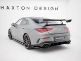 Carbon Spoiler With Upper Swan Mounting compatible with Mercedes-Benz CLA Coupe C118 / C118 Facelift