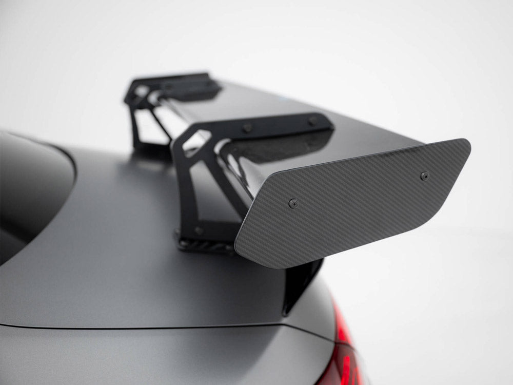 Carbon Spoiler With Upper Swan Mounting compatible with Mercedes-Benz CLA Coupe C118 / C118 Facelift