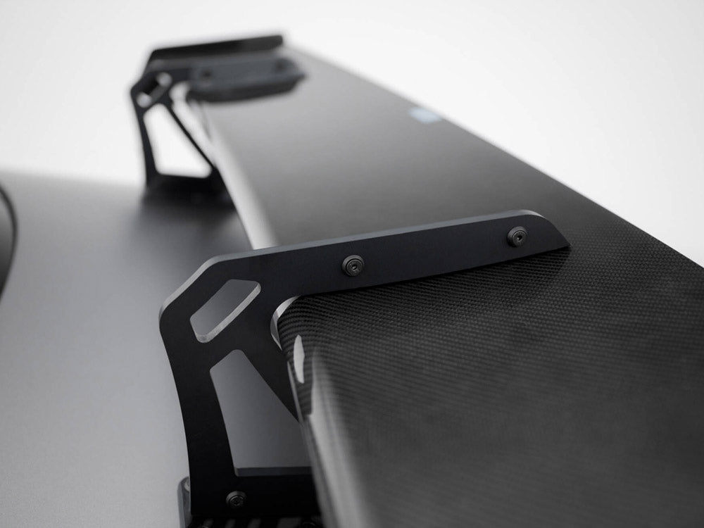 Carbon Spoiler With Upper Swan Mounting compatible with Mercedes-Benz CLA Coupe C118 / C118 Facelift