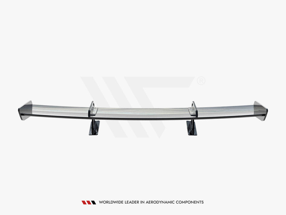 Carbon Spoiler With Upper Swan Mounting compatible with Mercedes-Benz CLA Coupe C118 / C118 Facelift