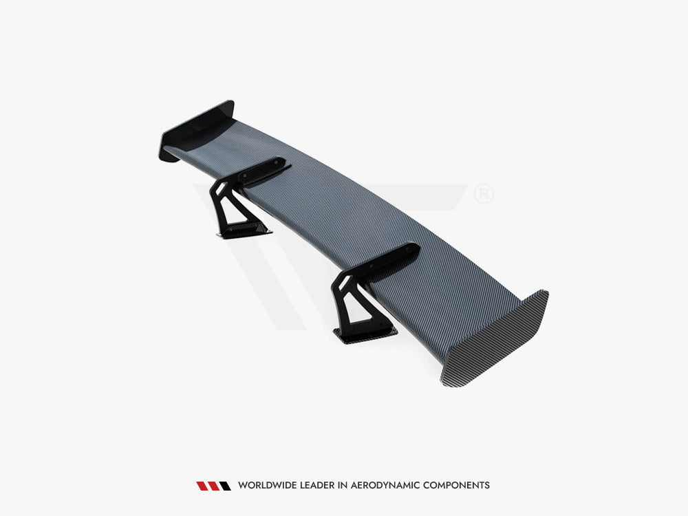 Carbon Spoiler With Upper Swan Mounting compatible with Mercedes-Benz CLA Coupe C118 / C118 Facelift
