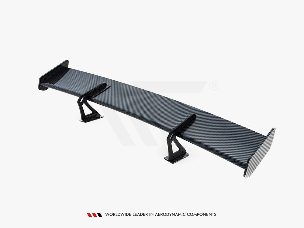 Carbon Spoiler With Upper Swan Mounting compatible with Mercedes-Benz CLA Coupe C118 / C118 Facelift