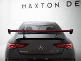 Carbon Spoiler With Upper Swan Mounting + LED compatible with Mercedes-Benz CLA Coupe C118 / C118 Facelift