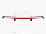 Carbon Spoiler With Upper Swan Mounting + LED compatible with Mercedes-Benz CLA Coupe C118 / C118 Facelift