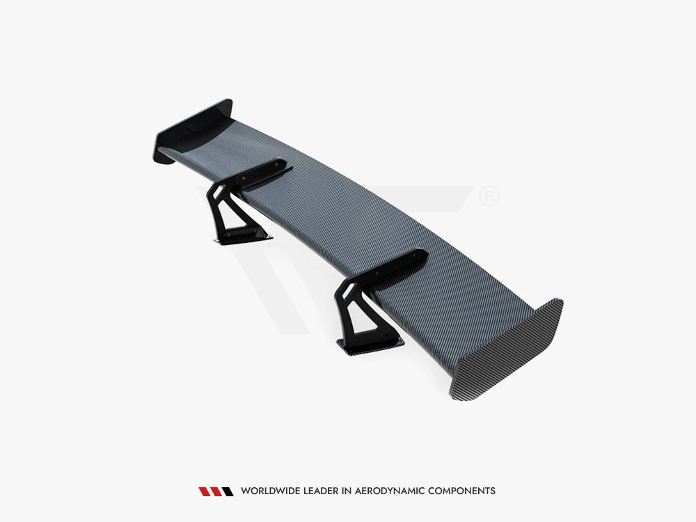 Carbon Spoiler With Upper Swan Mounting + LED compatible with Mercedes-Benz CLA Coupe C118 / C118 Facelift