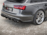 Rear Side Splitters compatible with Audi A6 / A6 C7 S Line / S6 C7 FL