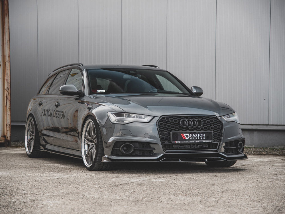 Front Splitter compatible with Audi A6 / A6 C7 S Line / S6 C7 Facelift