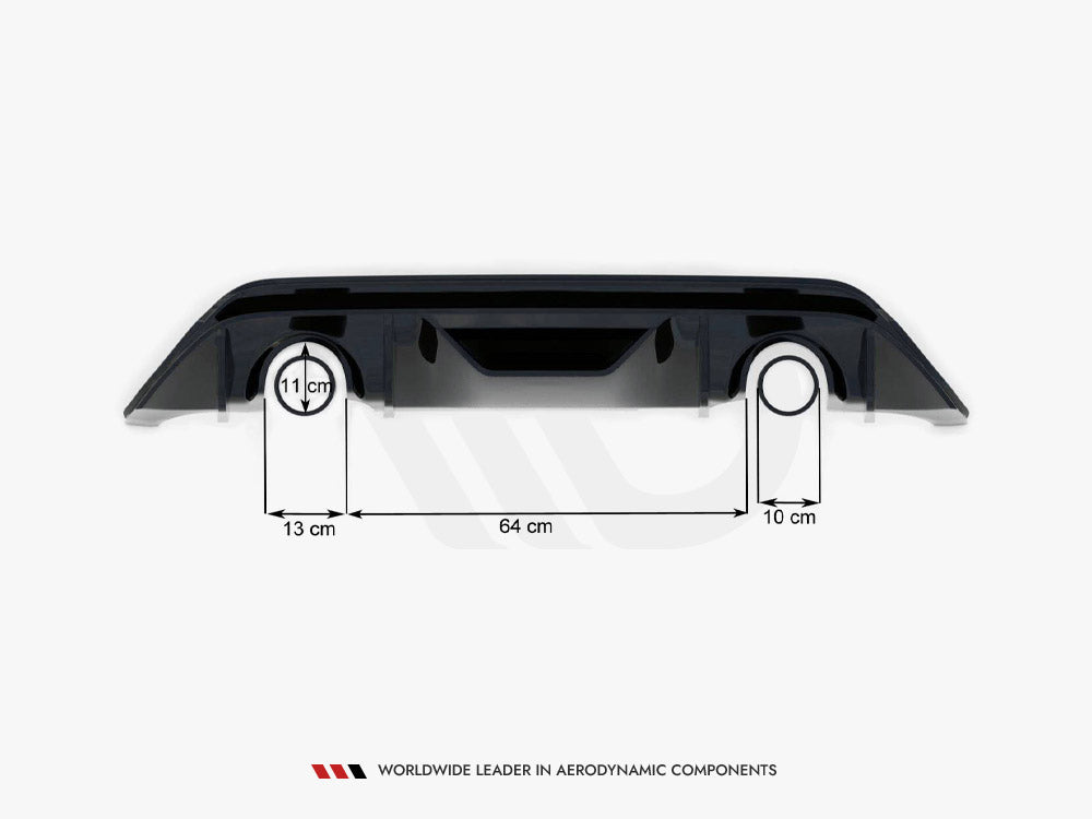 Rear Valance V.3 compatible with Ford Fiesta ST Mk8
