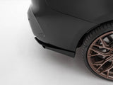 Street Pro Rear Side Splitters + Flaps compatible with BMW M440i G22 / G23
