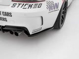 Rear Side Splitters compatible with BMW 1 M Coupe E82