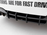 Street PRO Rear Diffuser compatible with BMW 1 M Coupe E82