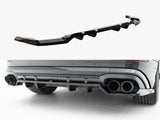 Rear Splitter (Vertical Bars) V.2 compatible with Audi SQ8 / Q8 S Line Mk1 Facelift